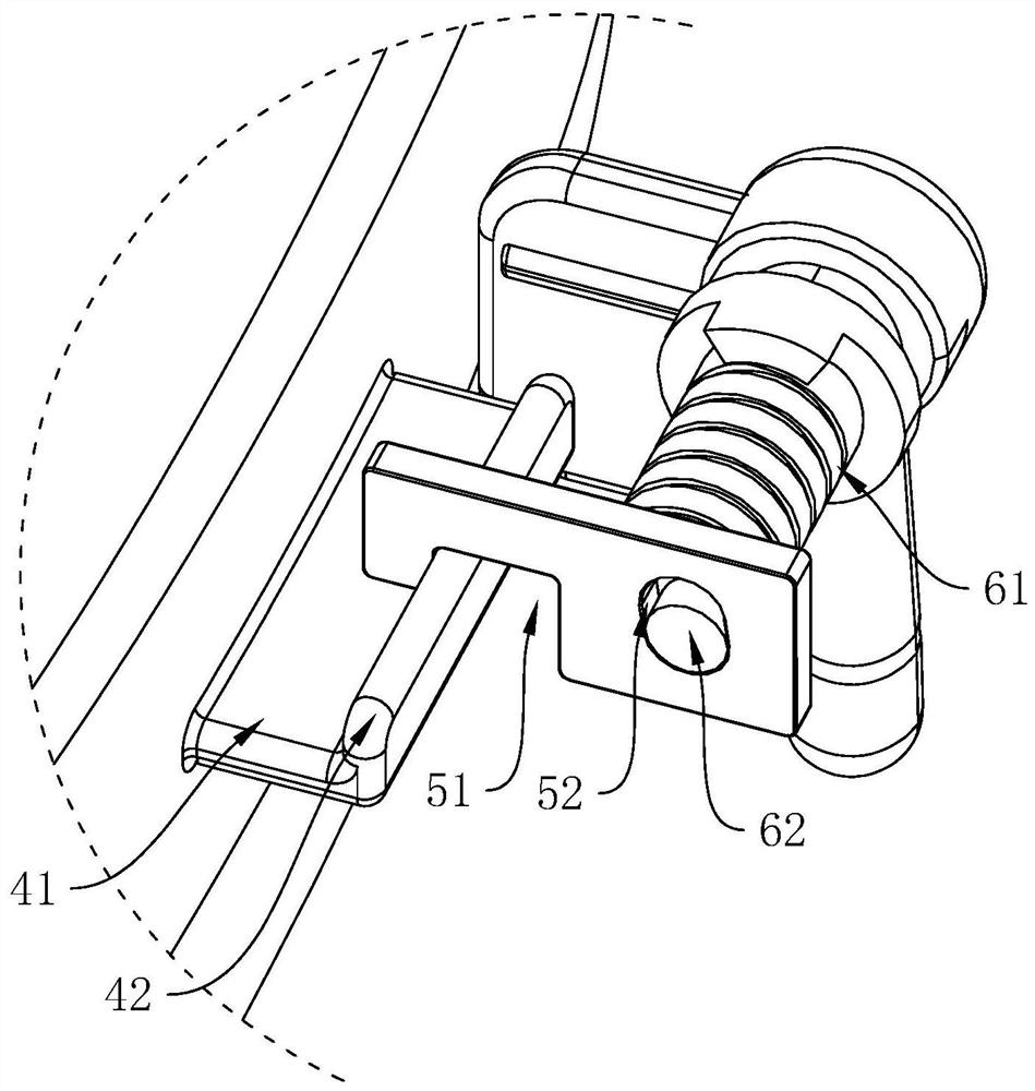 Handle connecting structure for cooker