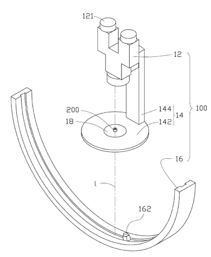 Device and method for testing glare of lens module