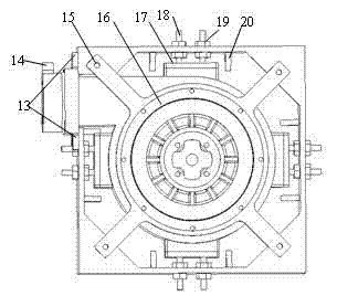 Experimental device for rapidly evaluating performances of centrifugal compressor of exhaust gas turbocharger