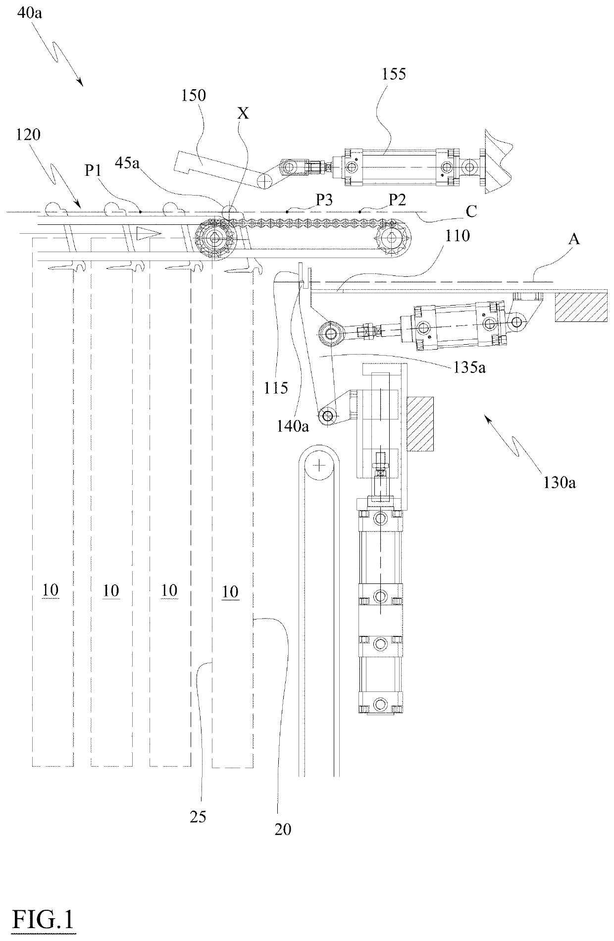 Support element for portions of meat