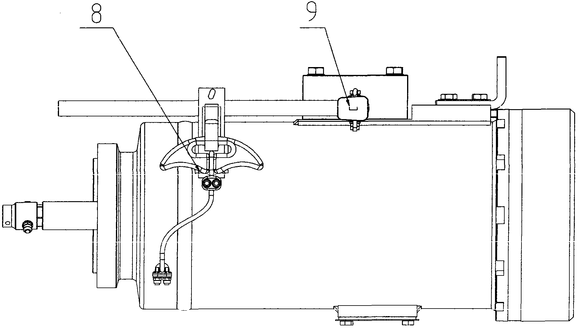 Telescopic mechanism of telescopic coupler and buffer device for high-speed motor train unit