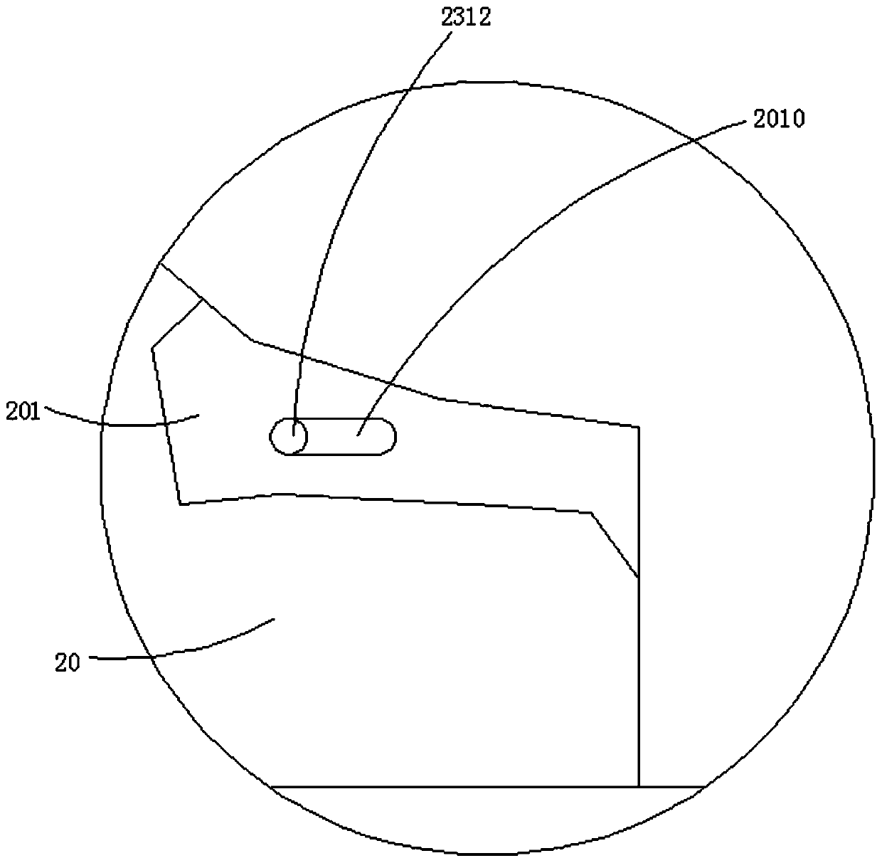 Punching die capable of automatically leveling and machining inclined plane and machining method thereof