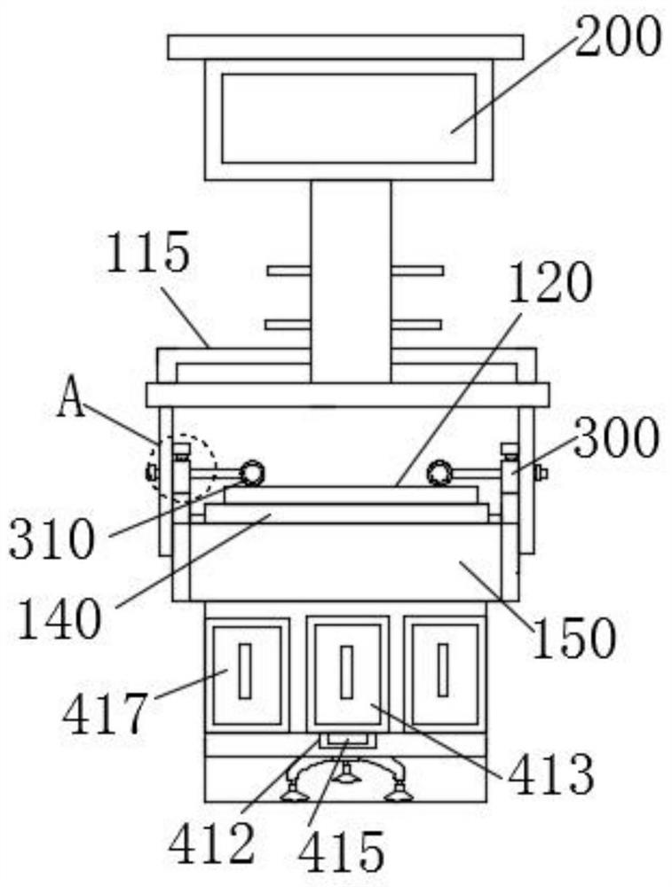 Conveying device with thread clamping prevention structure for textile machining