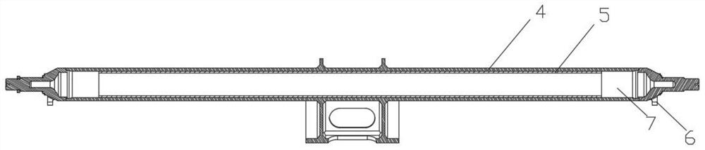 Method and structure for improving rigidity of subway vehicle antenna support