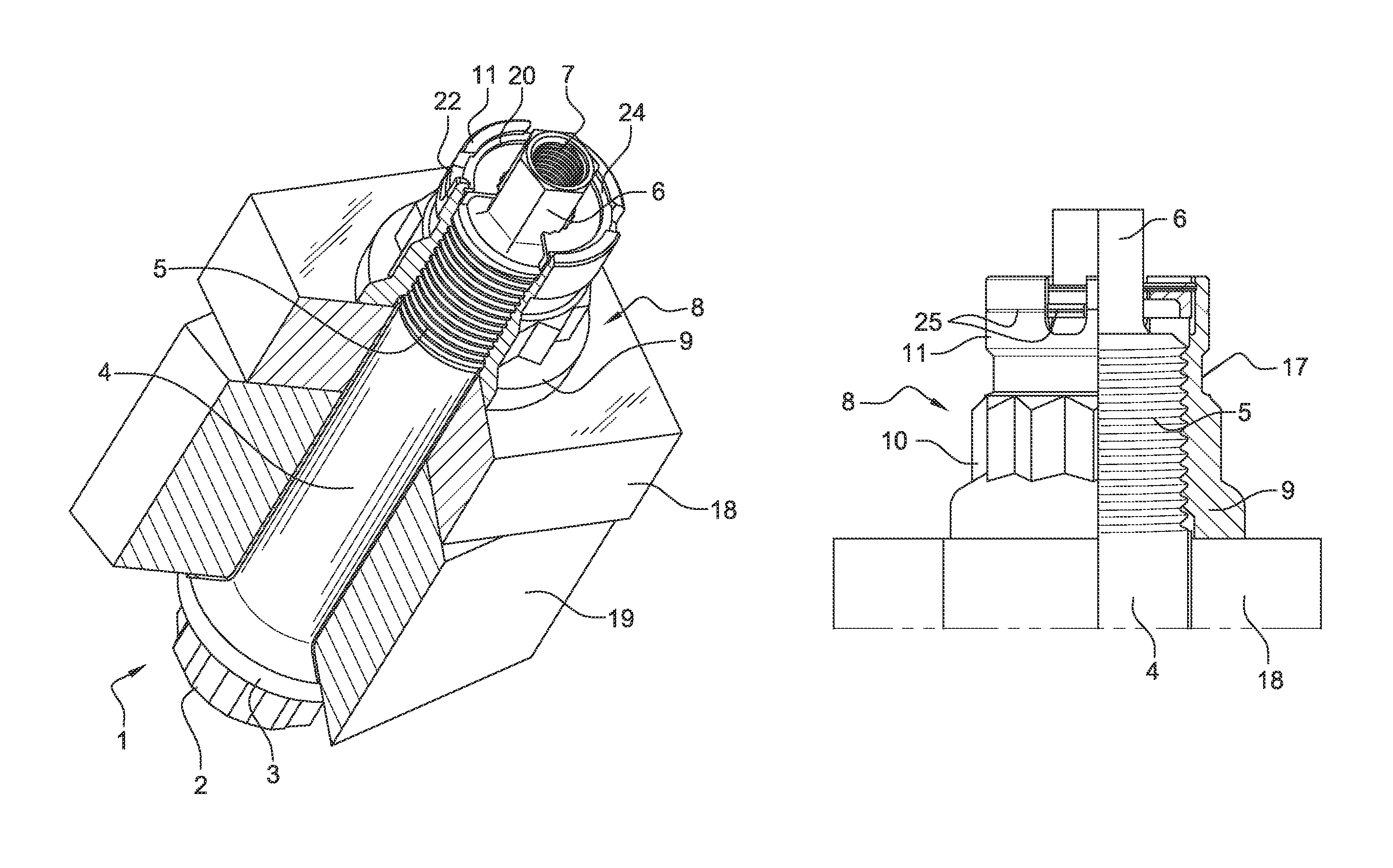 Device for fastening