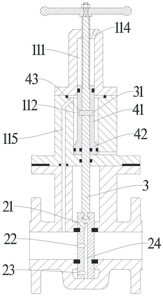 a gate valve