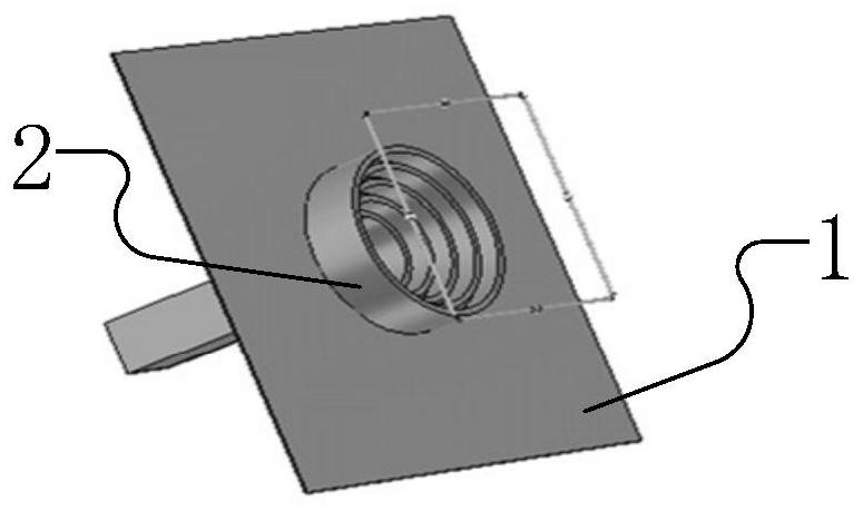 Transformation method of UHF-S dual-band parabolic antenna