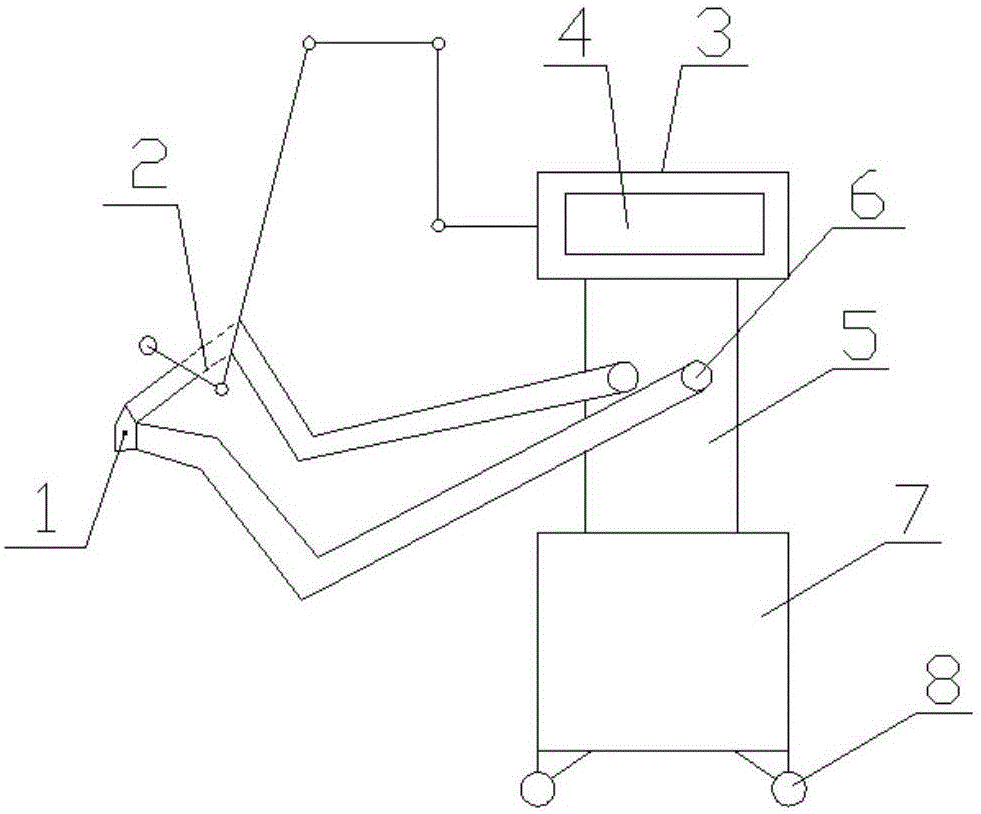 Low-energy-consumption type intelligent physiotherapy breathing equipment