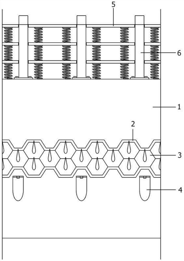 Embankment protection structure based on water conservancy project river building