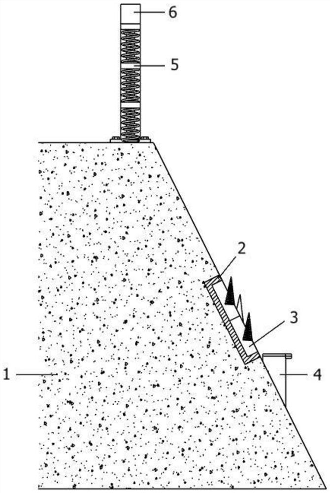 Embankment protection structure based on water conservancy project river building