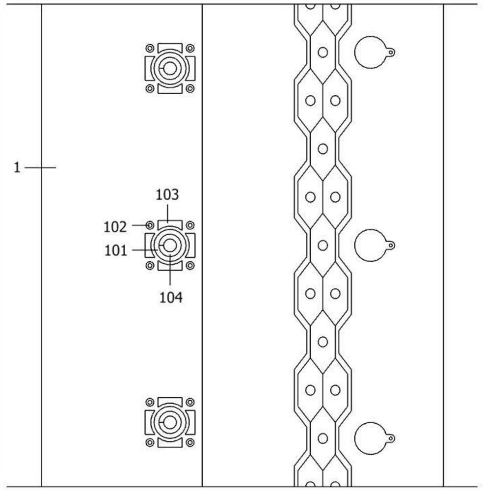 Embankment protection structure based on water conservancy project river building