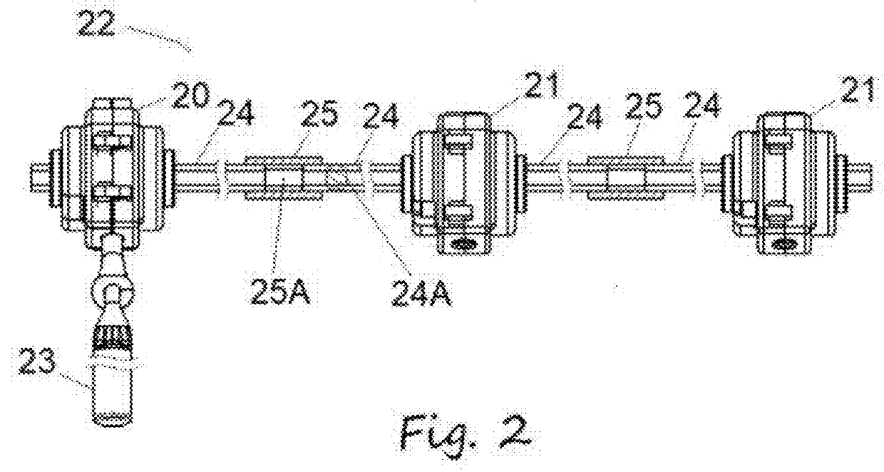 Device Mounted on Window Blind for Independent Tilting of Slats in Lower and Upper Regions