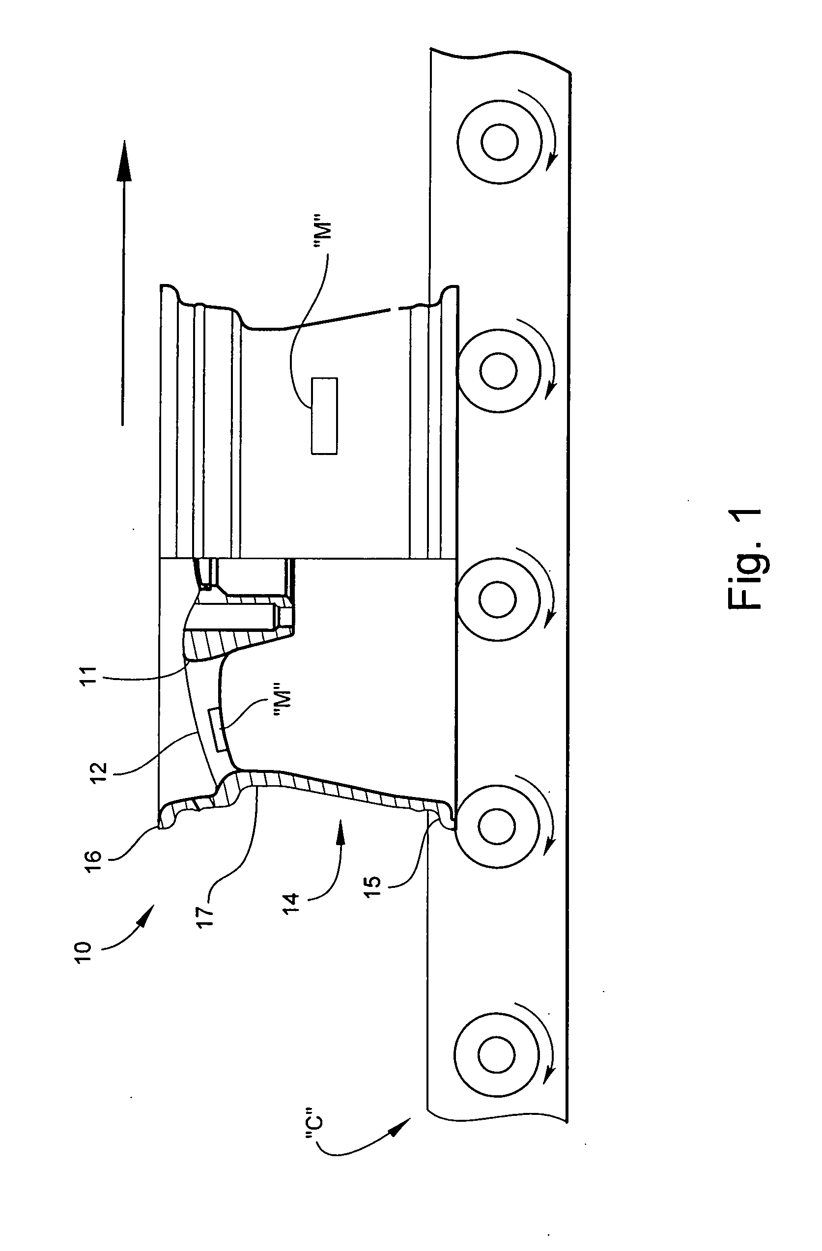 System and method for electronically identifying vehicle wheels on-the-fly during manufacture