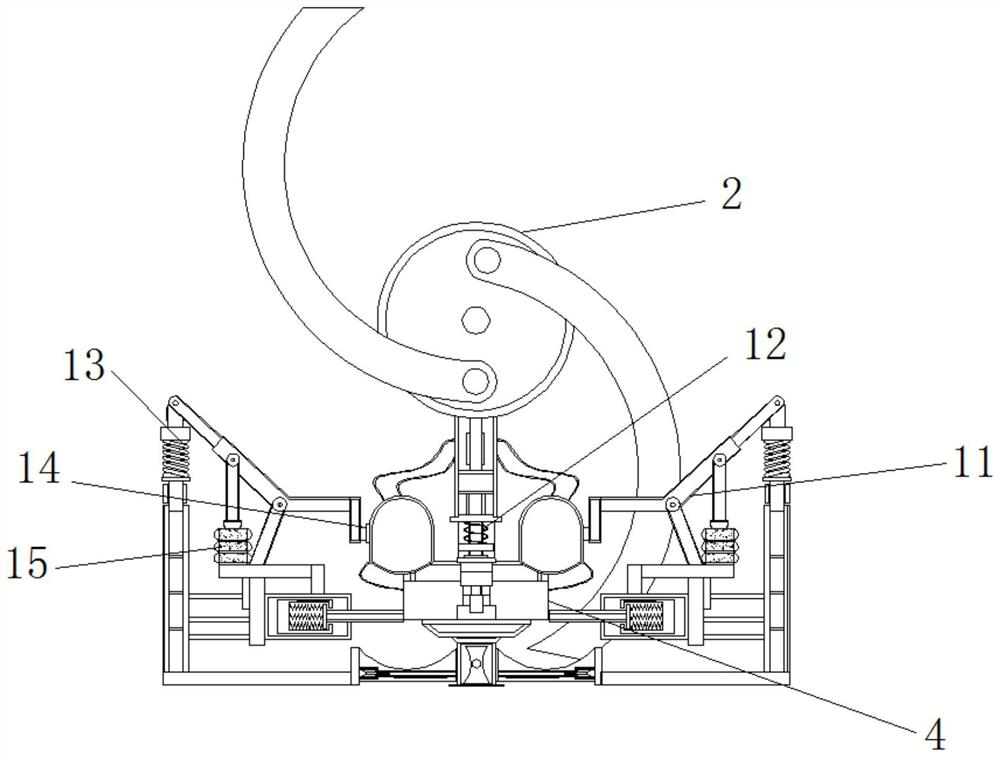 Intelligent sewage treatment equipment for realizing repeated purification by using movable rotating wheel