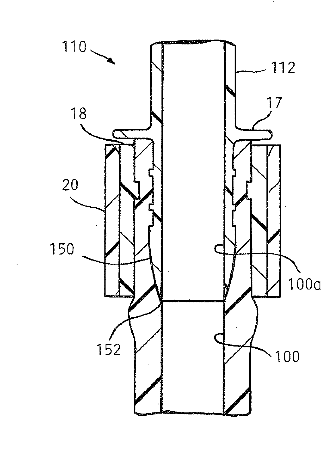 Barb clamp with smooth bore
