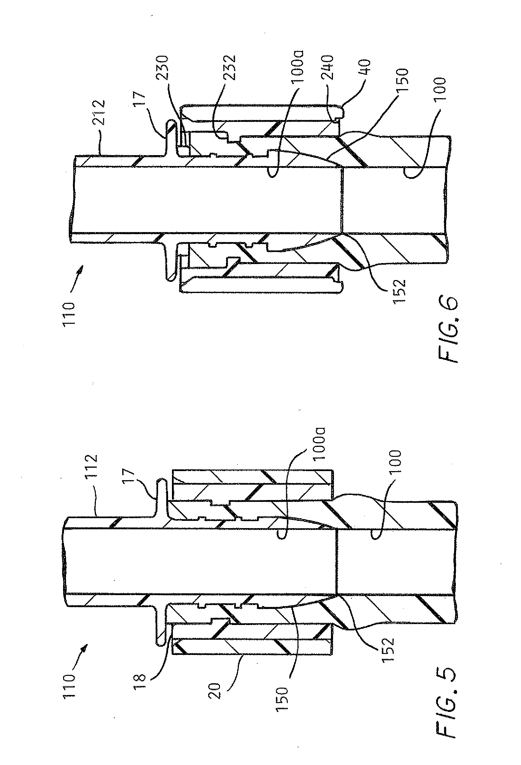 Barb clamp with smooth bore