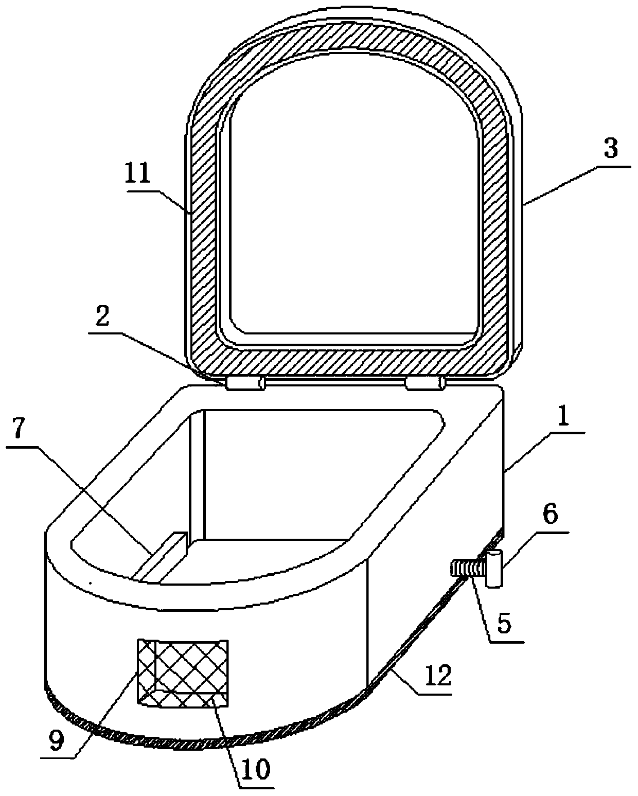 Portable toilet appliance for medical care
