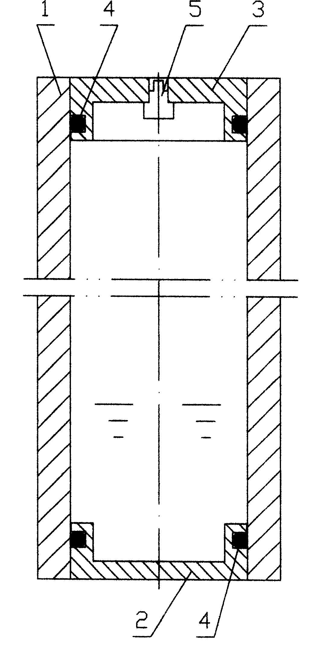 Non-hyperthermia heat pipe structure