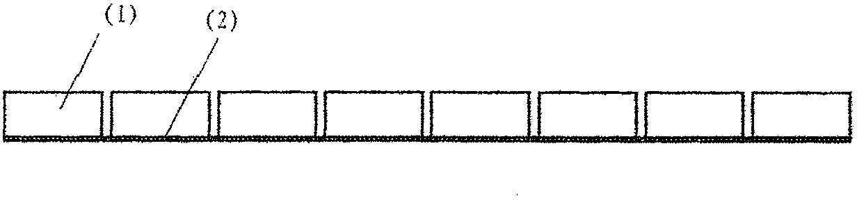 Bamboo mosaic and manufacturing method thereof