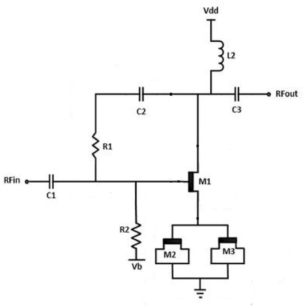 Low noise amplifier circuit with high input dynamic range