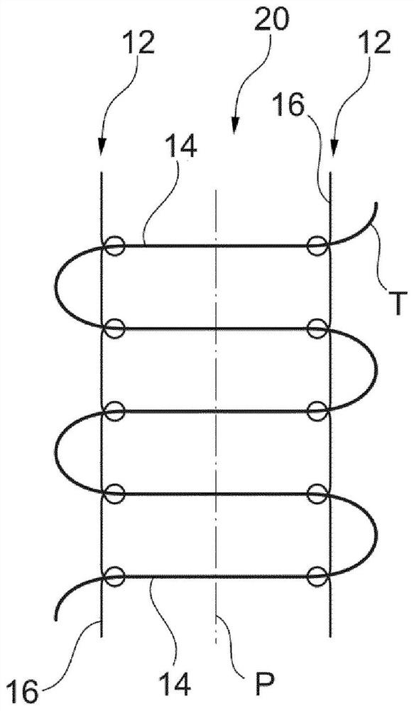 Method for producing row of artificial eyelashes