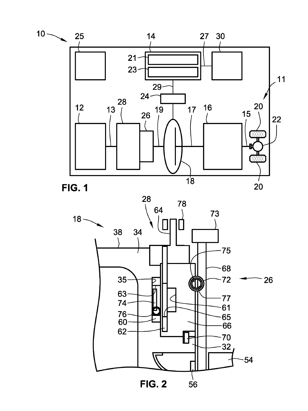 Multi-mode engine-disconnect clutch assemblies and control logic for hybrid electric vehicles