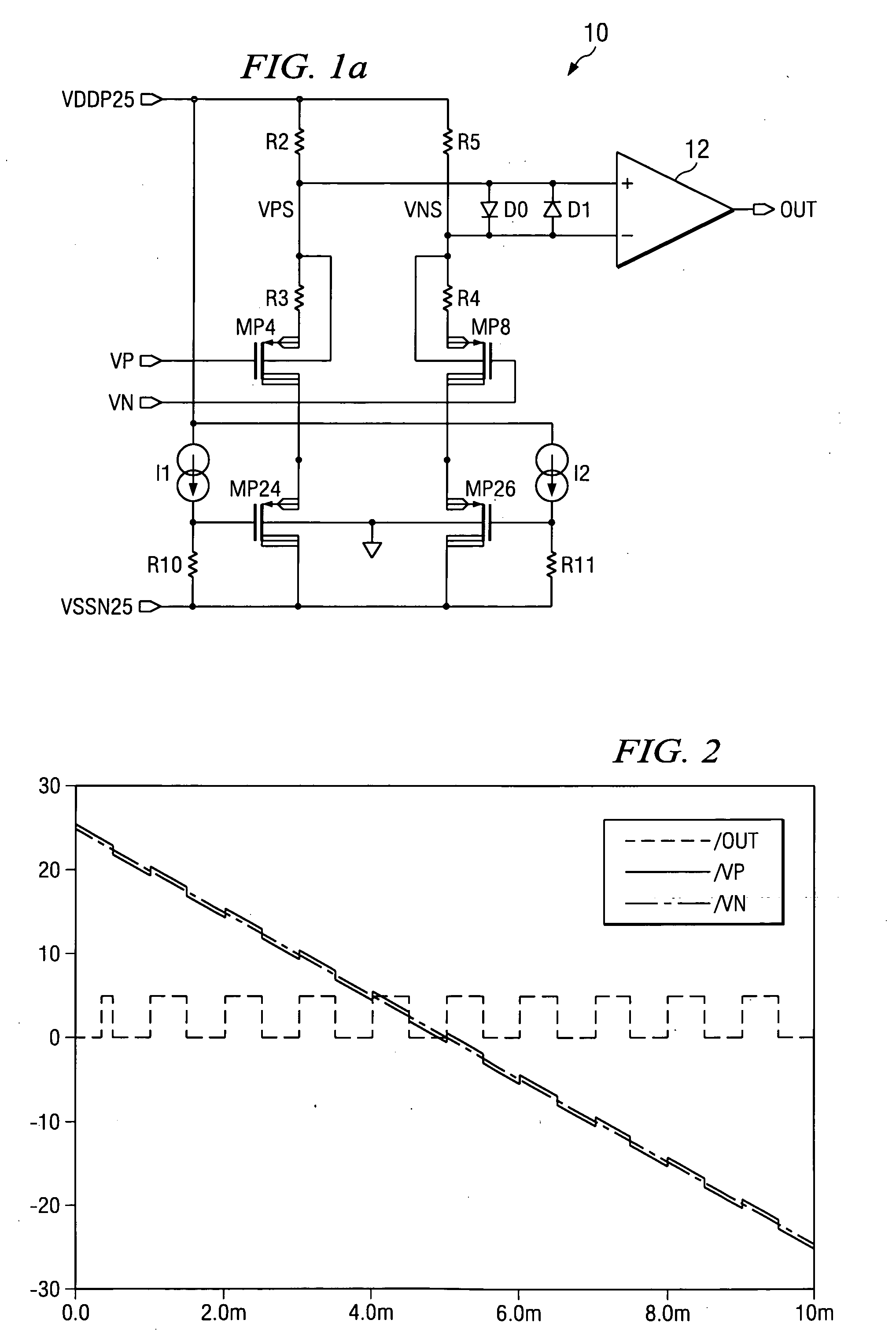 Dual polarity, high input voltage swing comparator using MOS input transistors