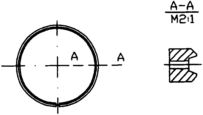 Staggered positioning combination piston ring