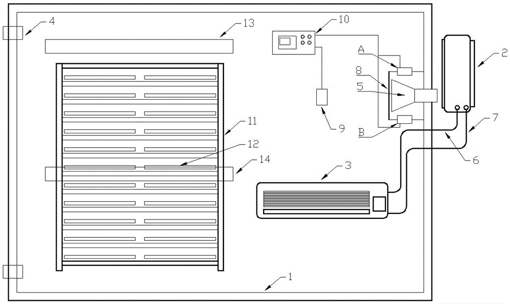 Heat pump type heat recovery crop efficient drying device