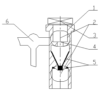 Casting process of valve casing