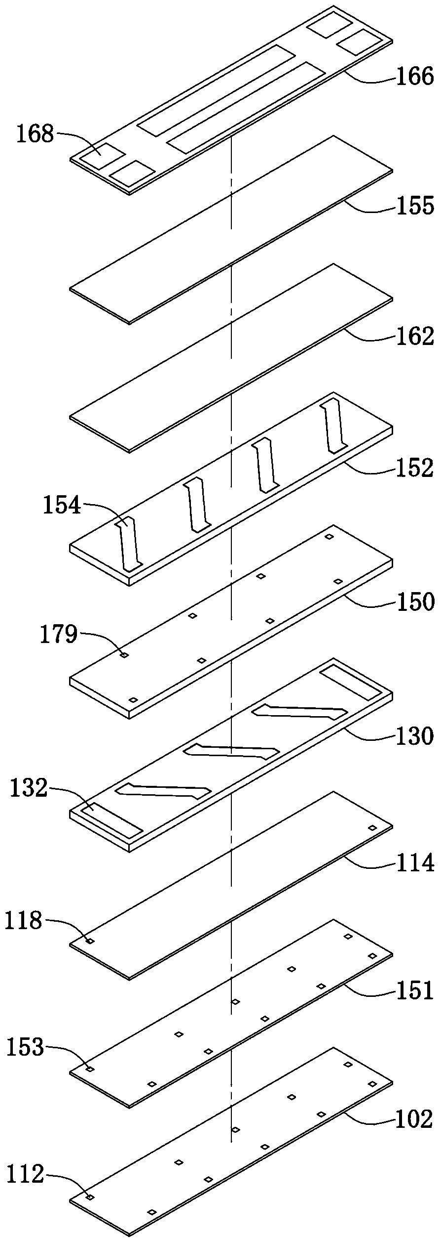 Antenna structure for communication module and manufacturing method thereof