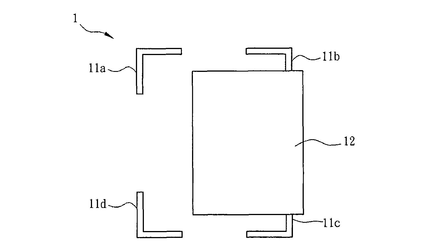 Joint surface detecting structure and joint surface detecting method