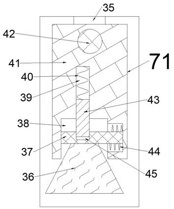 A mobile terminal protective case trial device