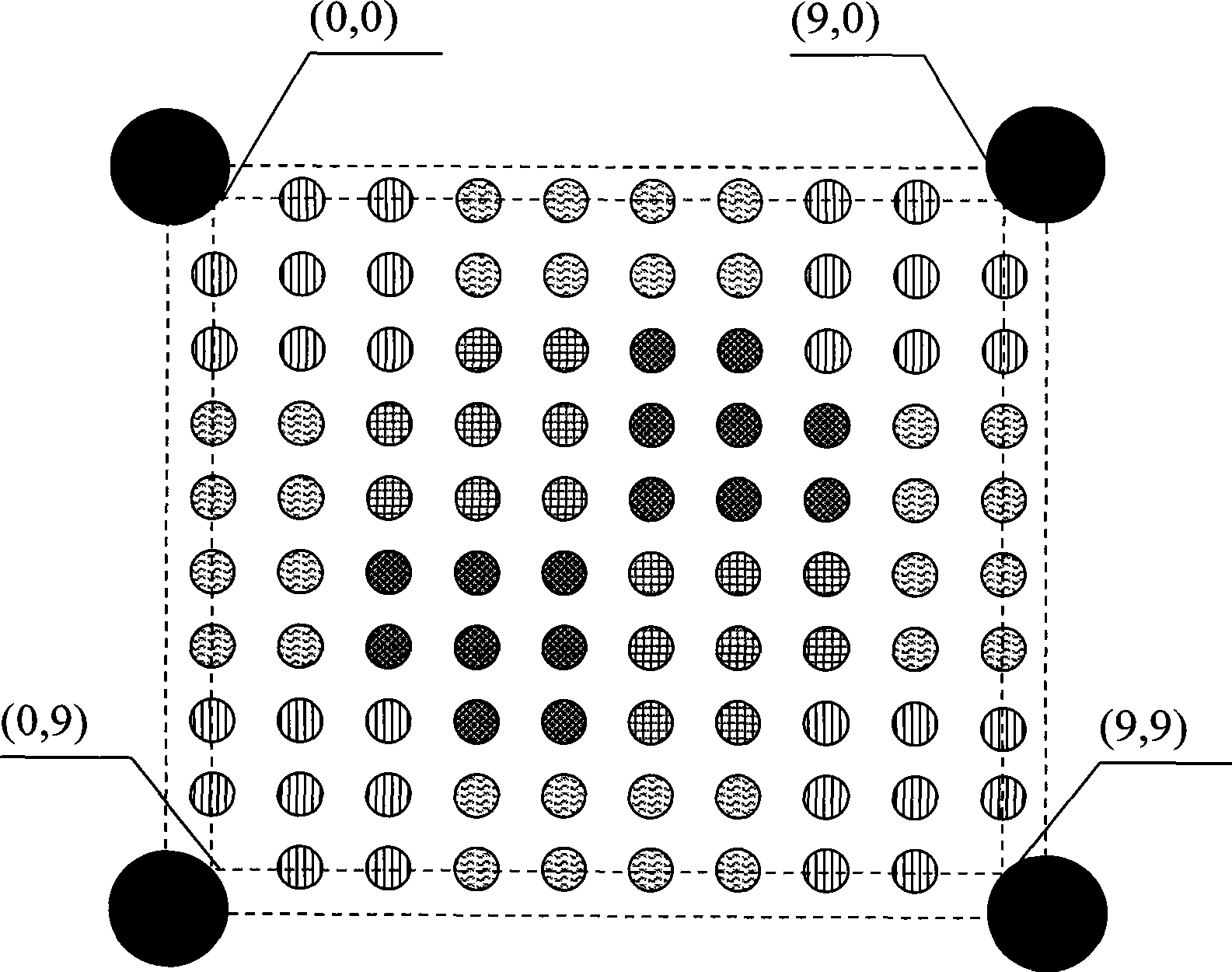 Two-dimensional code, printed publication applying the two-dimensional code and decoding process