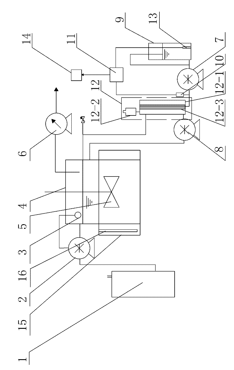 External anaerobic ammonia oxidation membrane bioreactor