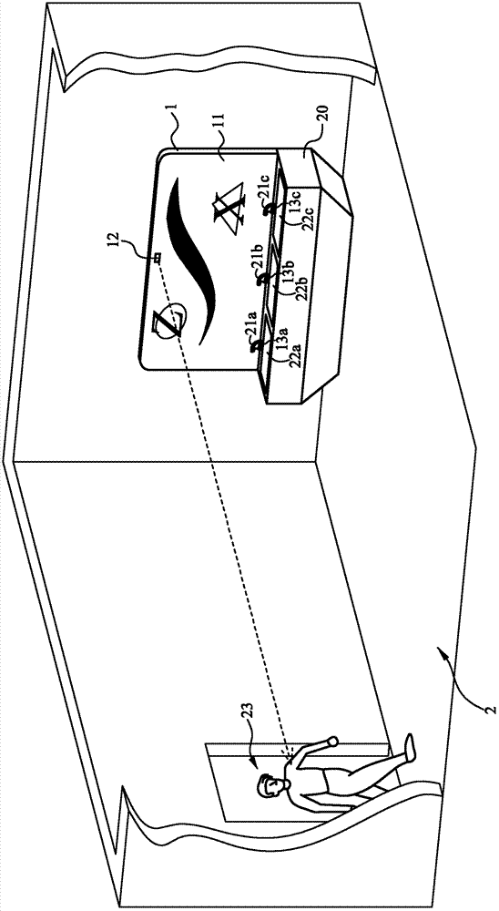 Operation method of mirror display with mirror and advertising function