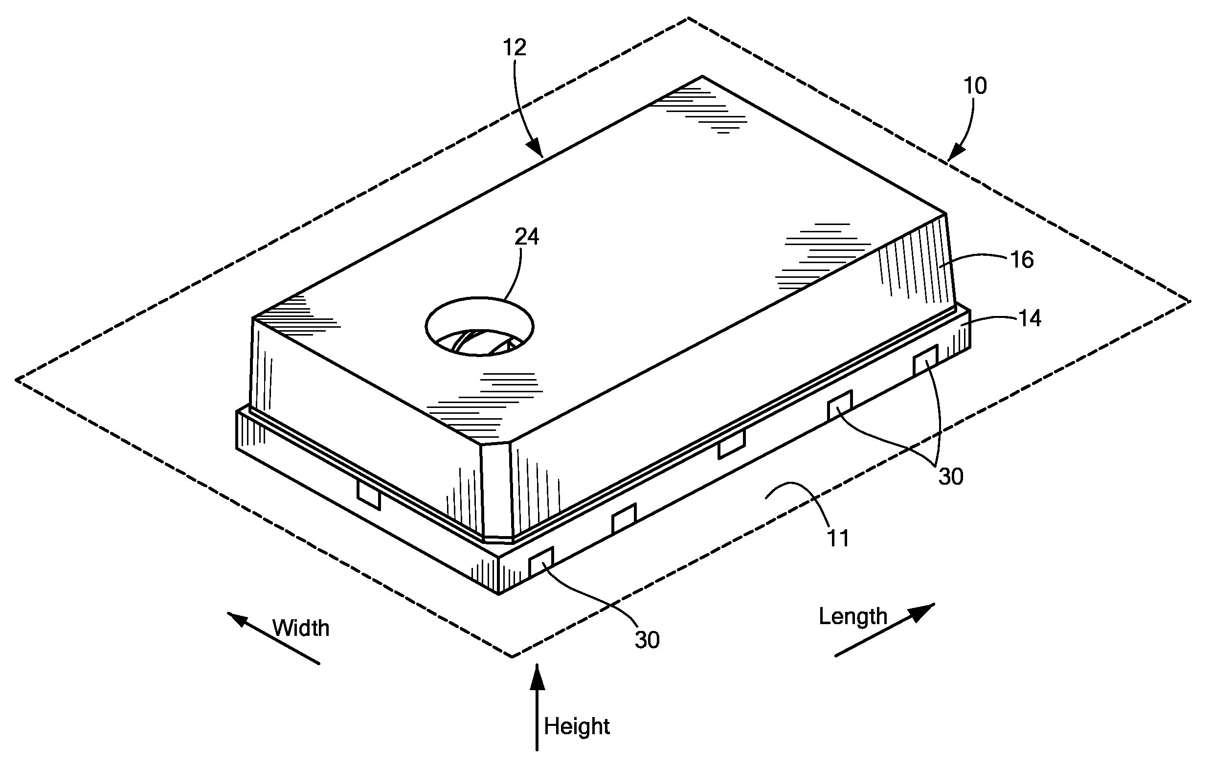 Microphone System with Silicon Microphone Secured to Package Lid