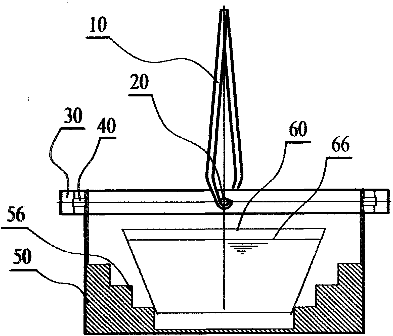 Cross-shaped intersected shaft automatic balancing soup basket