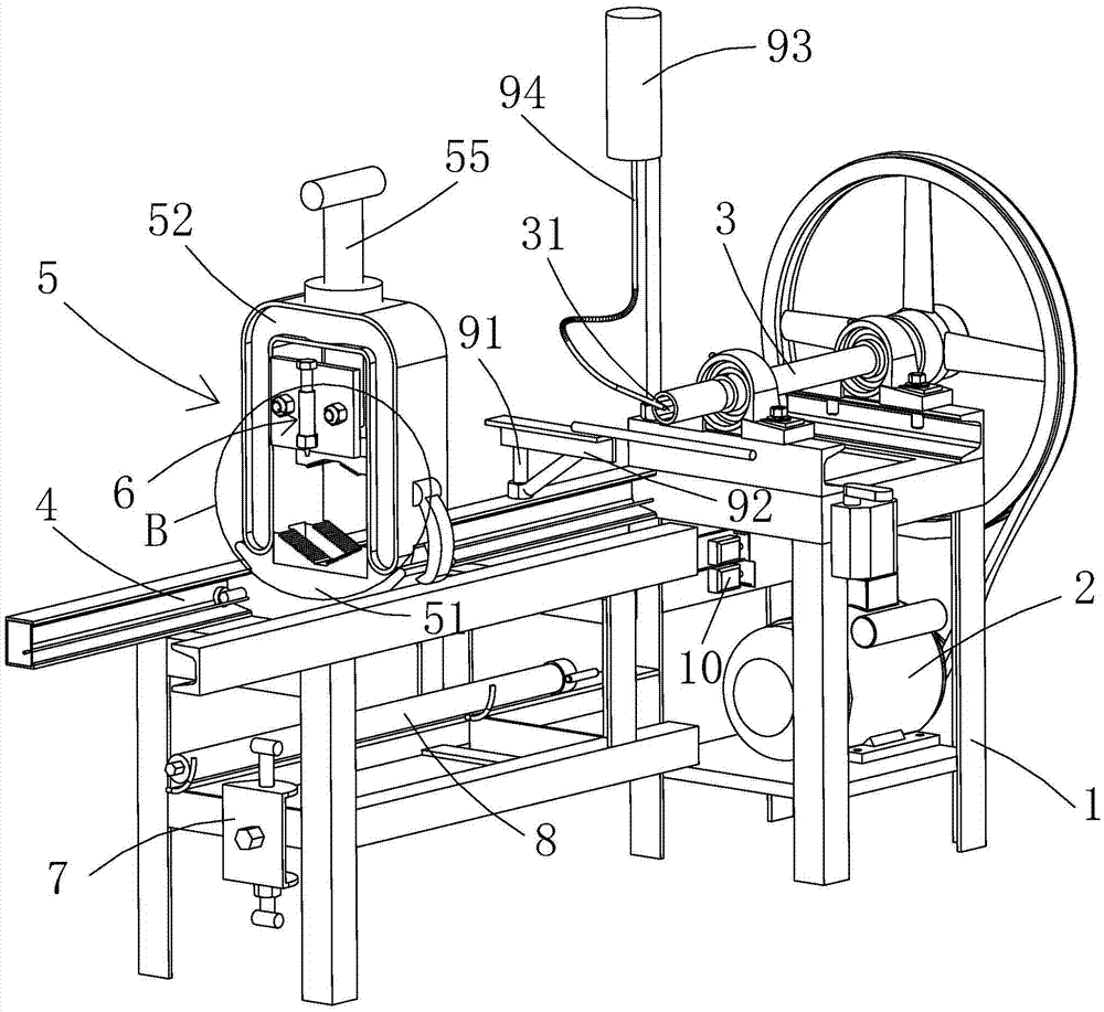 Cleaning machine for threaded workpiece