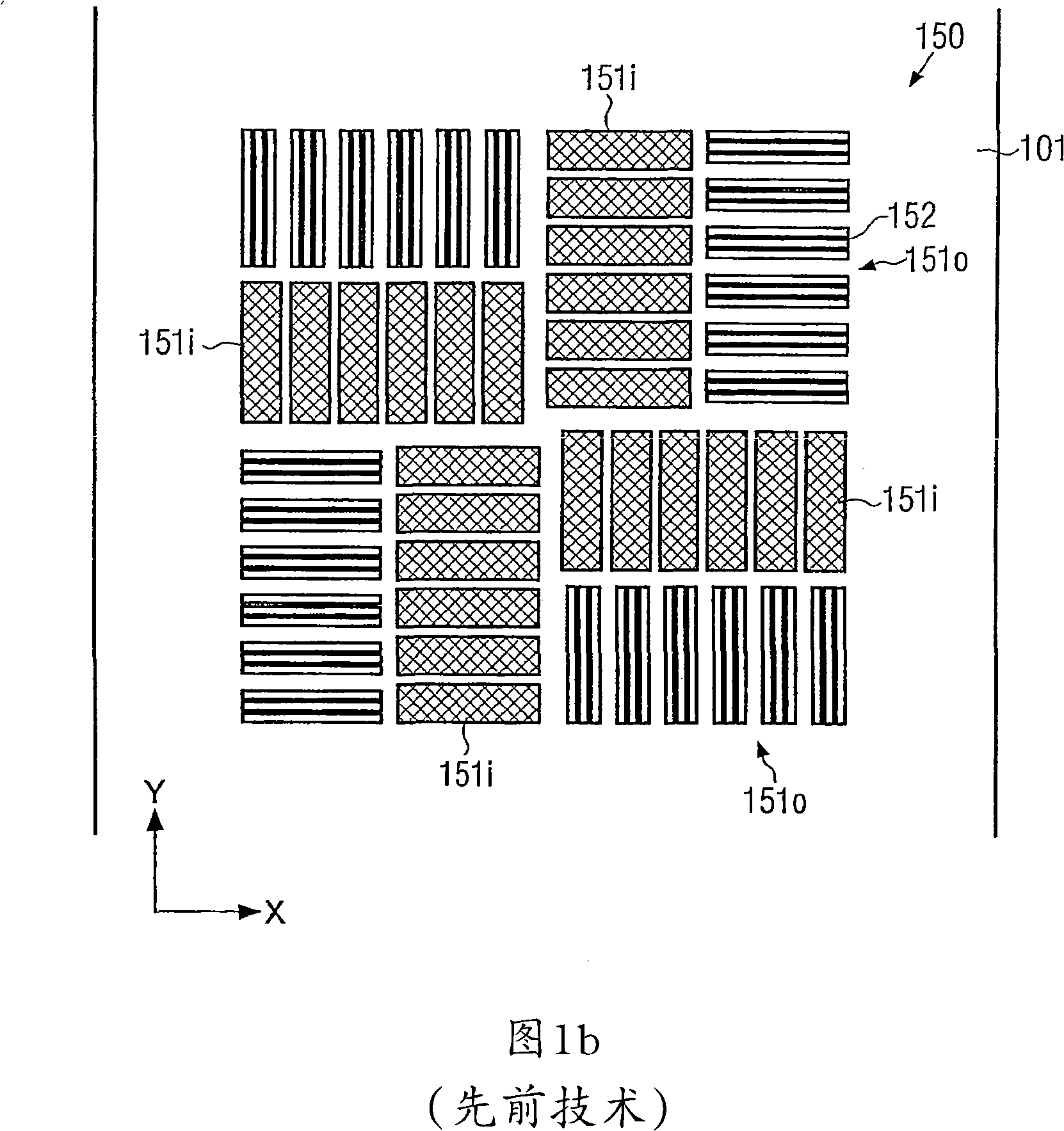 Structure and method for simultaneously determining an overlay accuracy and pattern placement error