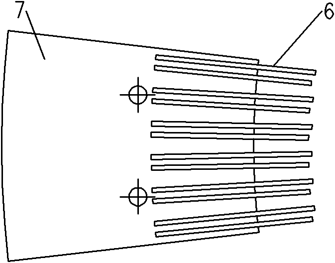 Work clamp of stator pressing plate