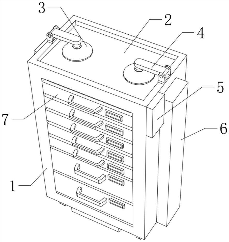 Household intelligent electronic product mobile charging cabinet and use method thereof