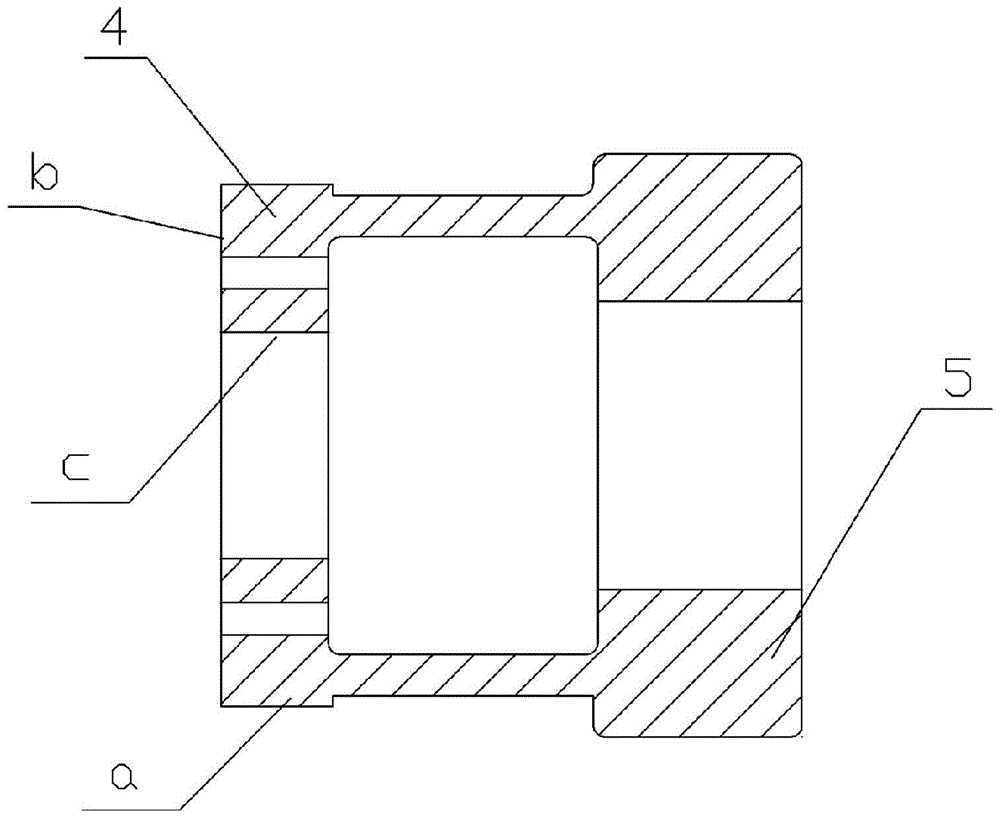 The processing method of the expansion sleeve fixture used for the shift fork groove of the automobile gear sleeve