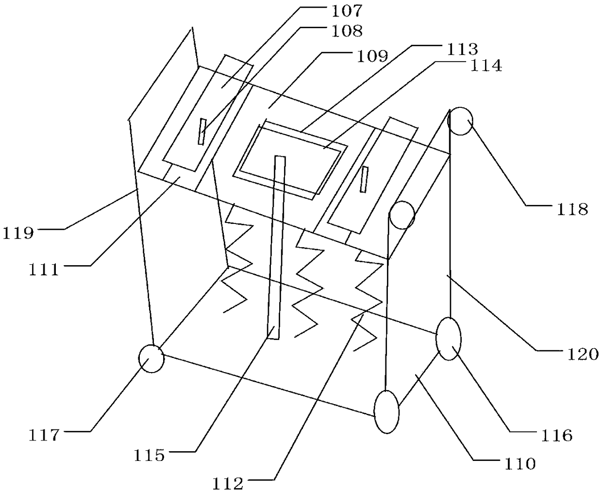 Roof fruit and vegetable planting system based on community big data