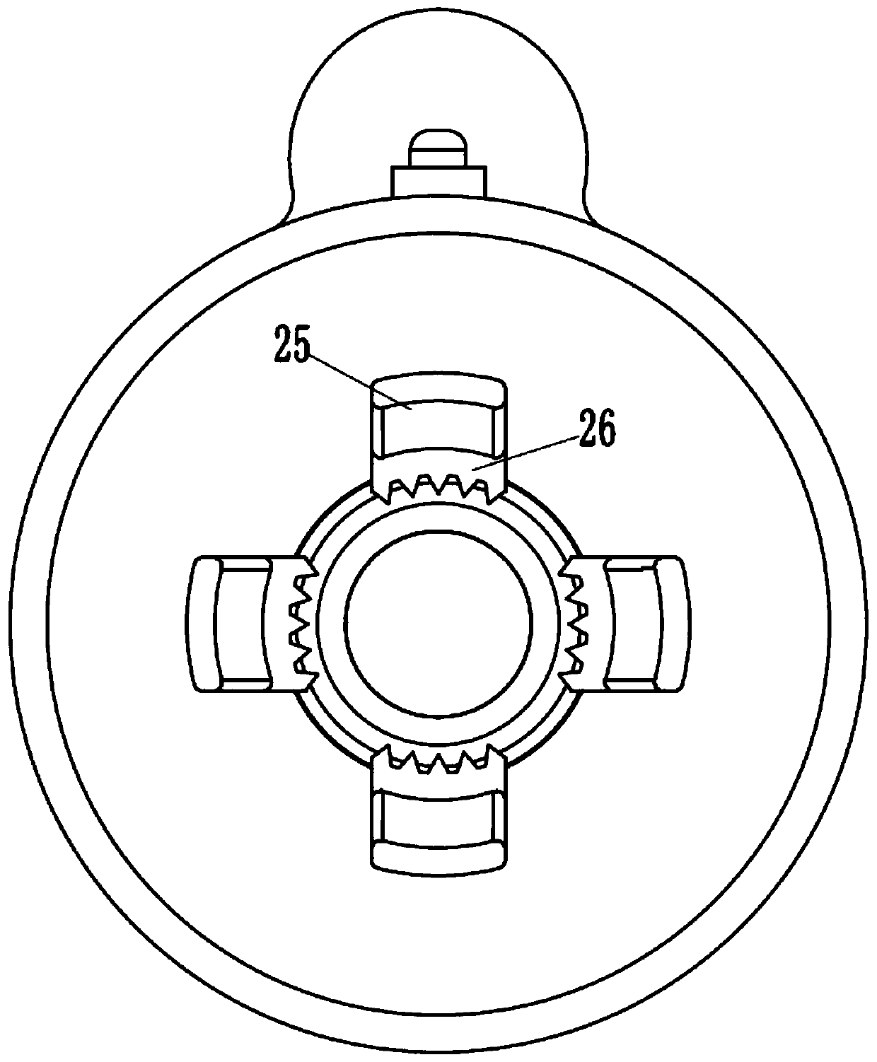 Wire and cable head peeling device