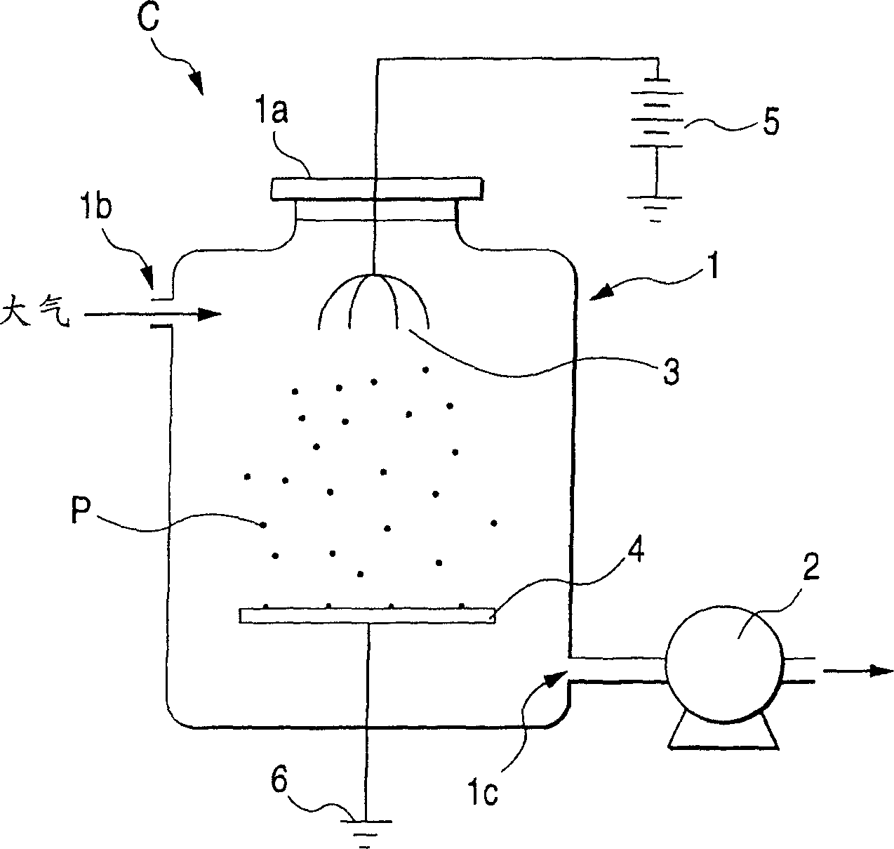 Method and apparatus for measuring suspension particles in air