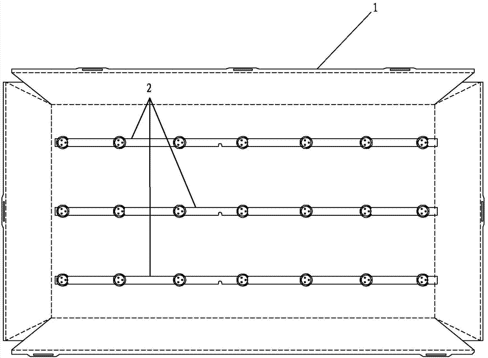 Fixing structure of reflector in a kind of LED backlight module