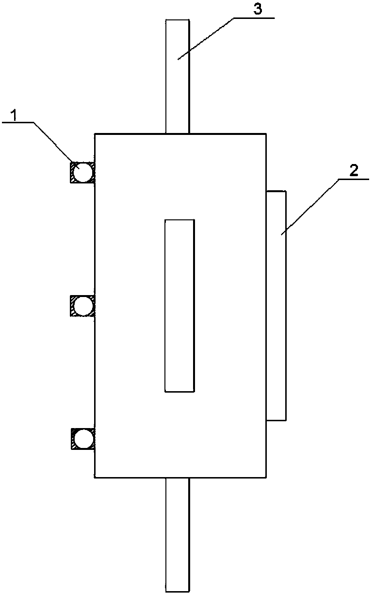 Positioning scanning assisting device used for magnetic resonance limb small lesion examination