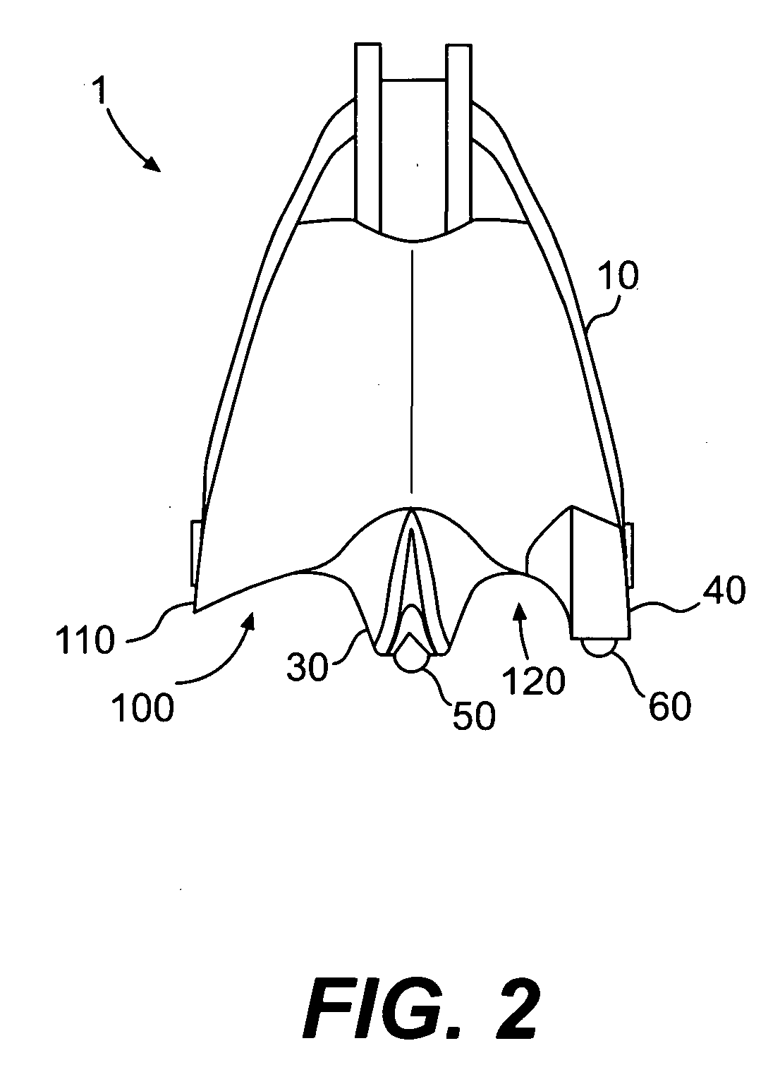 Asymmetric snowmobile ski