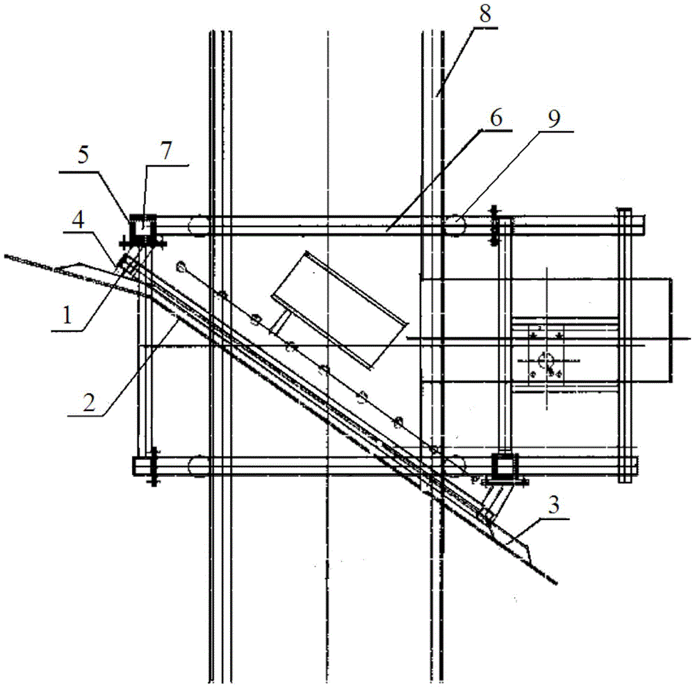 A curved paving device